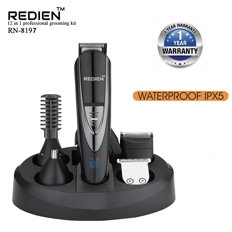 Redien 13in1 men’s grooming kit with water proof and led display RN-8197