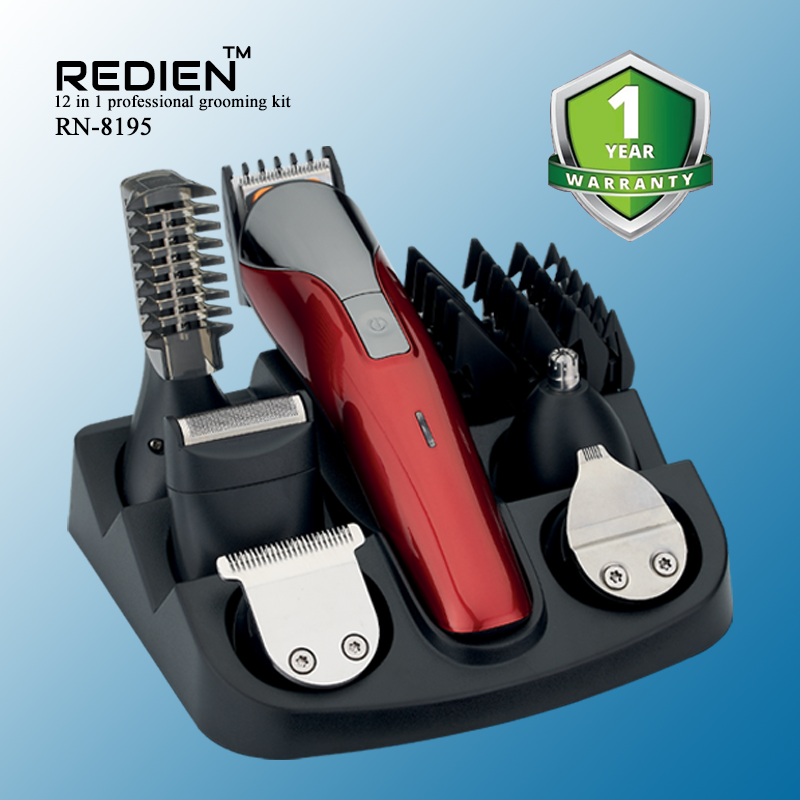 Redien 12IN1 men’s grooming hair clipper set RN-8195