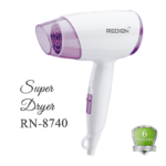 Redien Rn-8740 Silky Shine 1200 W Hot And Normal Air Foldable Hair Dryer