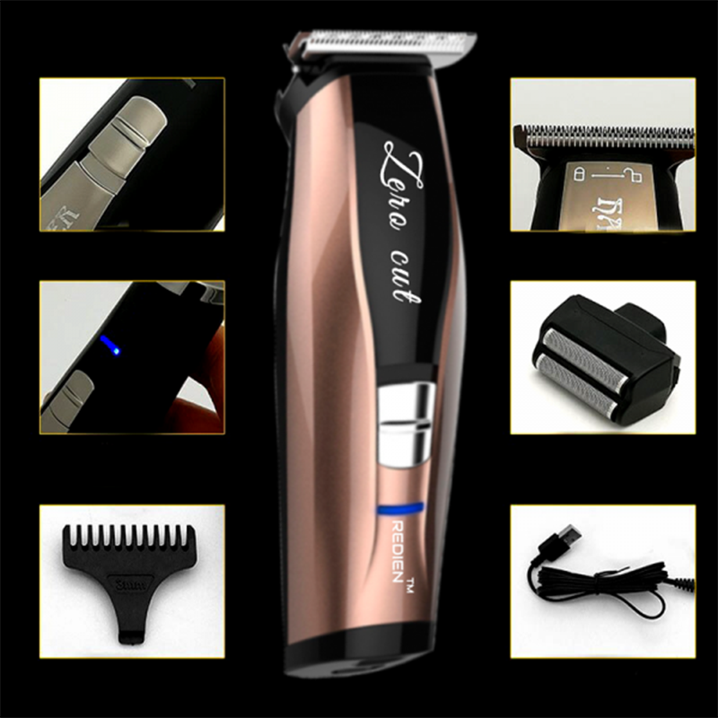 Redien electric hair trimmer RN-8150 2 IN 1 rechargeable hair clipper electric shaver razor haircut machine oil head engraving - Image 3