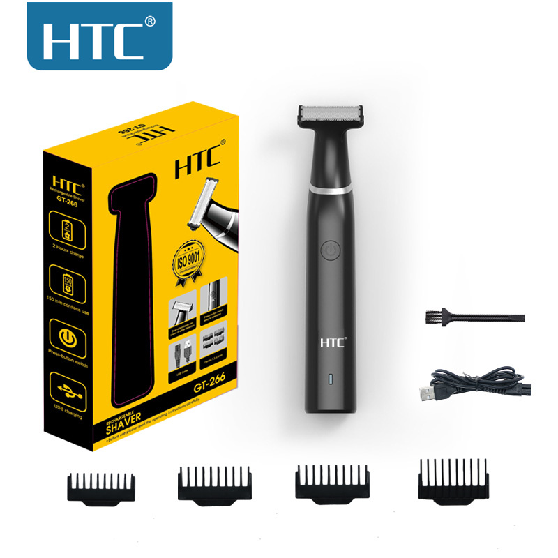 HTC Personal Use Home Grooming Body Shaver Rechargeable Lithium Battery Women Hair Clipper Trimmer - Image 6