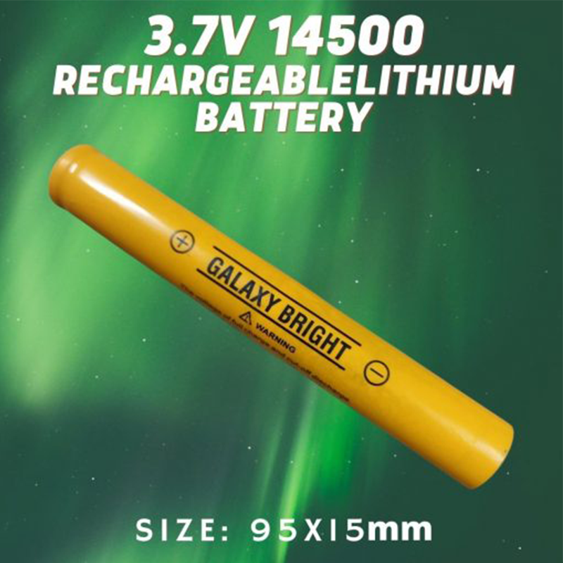 Flashlight Battery Model -Galaxi bright-2*14500-AA