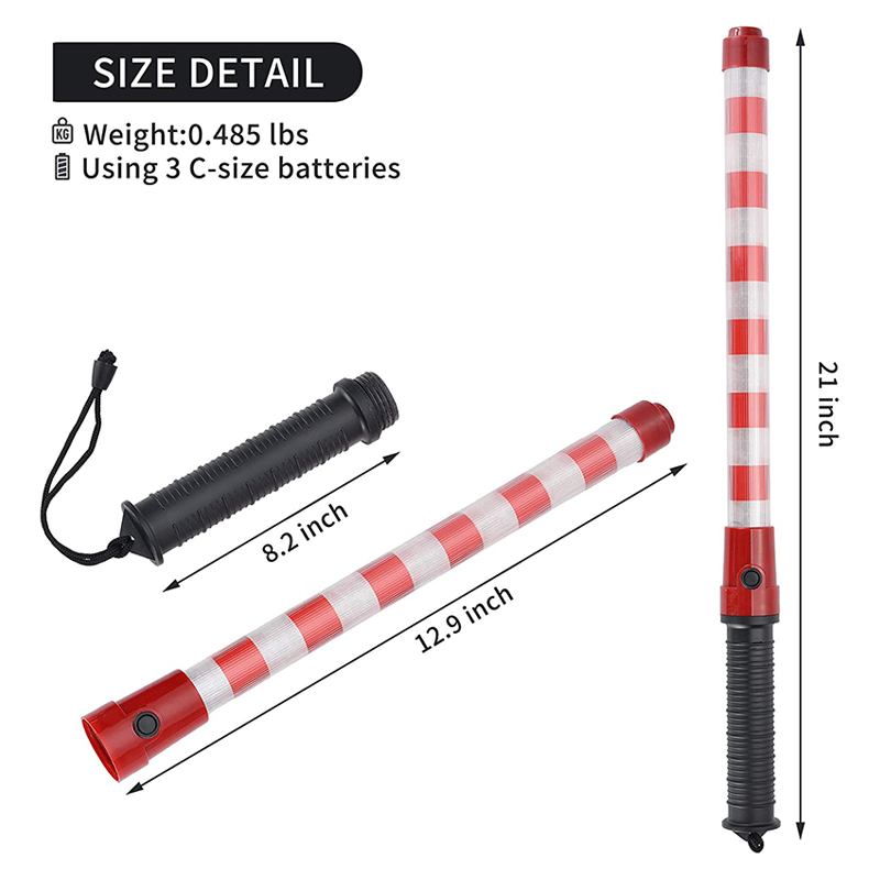 21 inch roadside safety traffic baton light light - Image 4