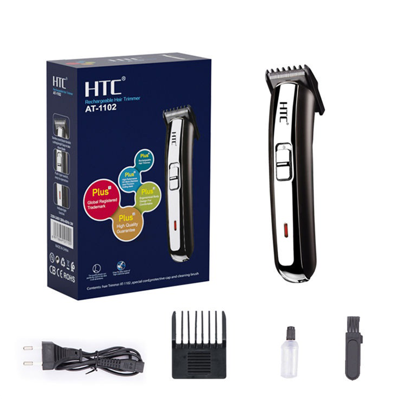 HTC AT-1102 barber shop equipment tools professional electric cordless htc hair trimmer for man hair - Image 2