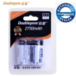 Doublepow rechargeable ni-cd battery-C Size-1.2V-2750mAh 2piece