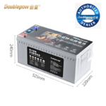 Doublepow Long Life Rechargeable 12V 150ah Deep Cycle Solar Battery 12v battery