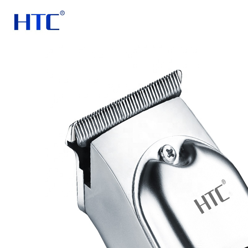 HTC Rechargeable LED display metal Hair Clipper Professional Hair Trimmer With Carbon Steel Cutter Head AT-179 - Image 2