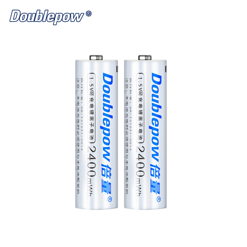 Doublepow Micro USB 1.5V AA Lithium Battery for Toy Car Wireless Mouse 2pices pack - Image 4