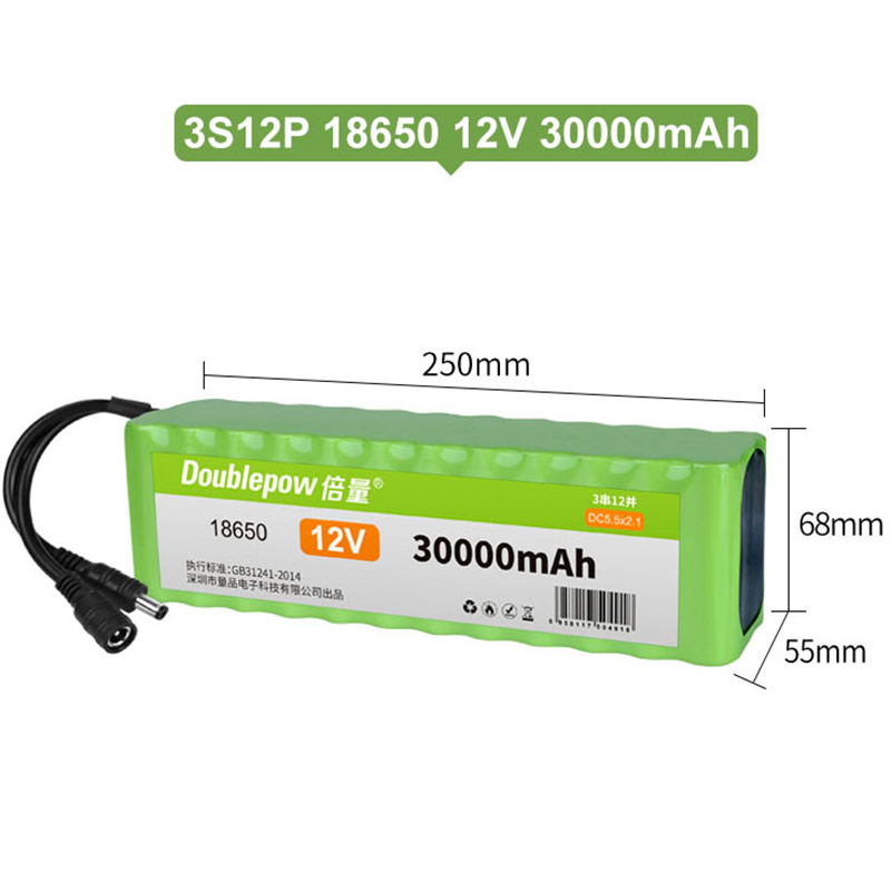 Deep Cycle 18650 lithium Ion Rechargeable 3S12P 12v 30ah lithium battery For Solar Home Energy Storage - Image 3
