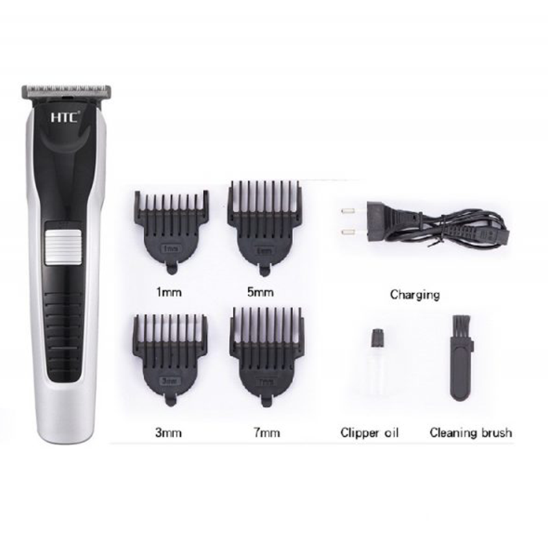 HTC AT-538 Professional Cordless Portable Rechargeable Electric Hair Clipper Cutter t blade Hair Trimmer Online Selling Hot Men - Image 2