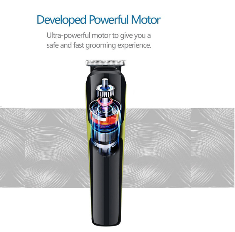 HTC AT-1326 Amazon hot products mens hair clipper trimmer rechargeable hair grooming kits 5 in 1 shaver nose hair trimmer - Image 4