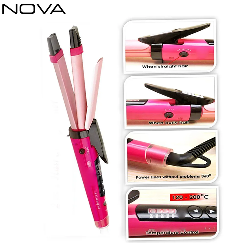 Hair Straightener and Curler – Nova 1818