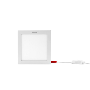 Geepas Square Slim Downlight Led 12W - Downlight Ceiling Light | Natural Cool White 6500K | Long Life 50,000 Burning Hours | Ultra Slim | 3 Years Warranty