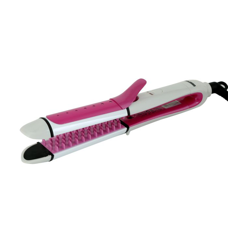 Geepas Hair Curler With Ceramic Plate - On/OFF Temperature Control With LED, Quick Heating, Professional Hair Curling Iron | Hair Curling Iron Of ABS Plastic | 2 Years Warranty